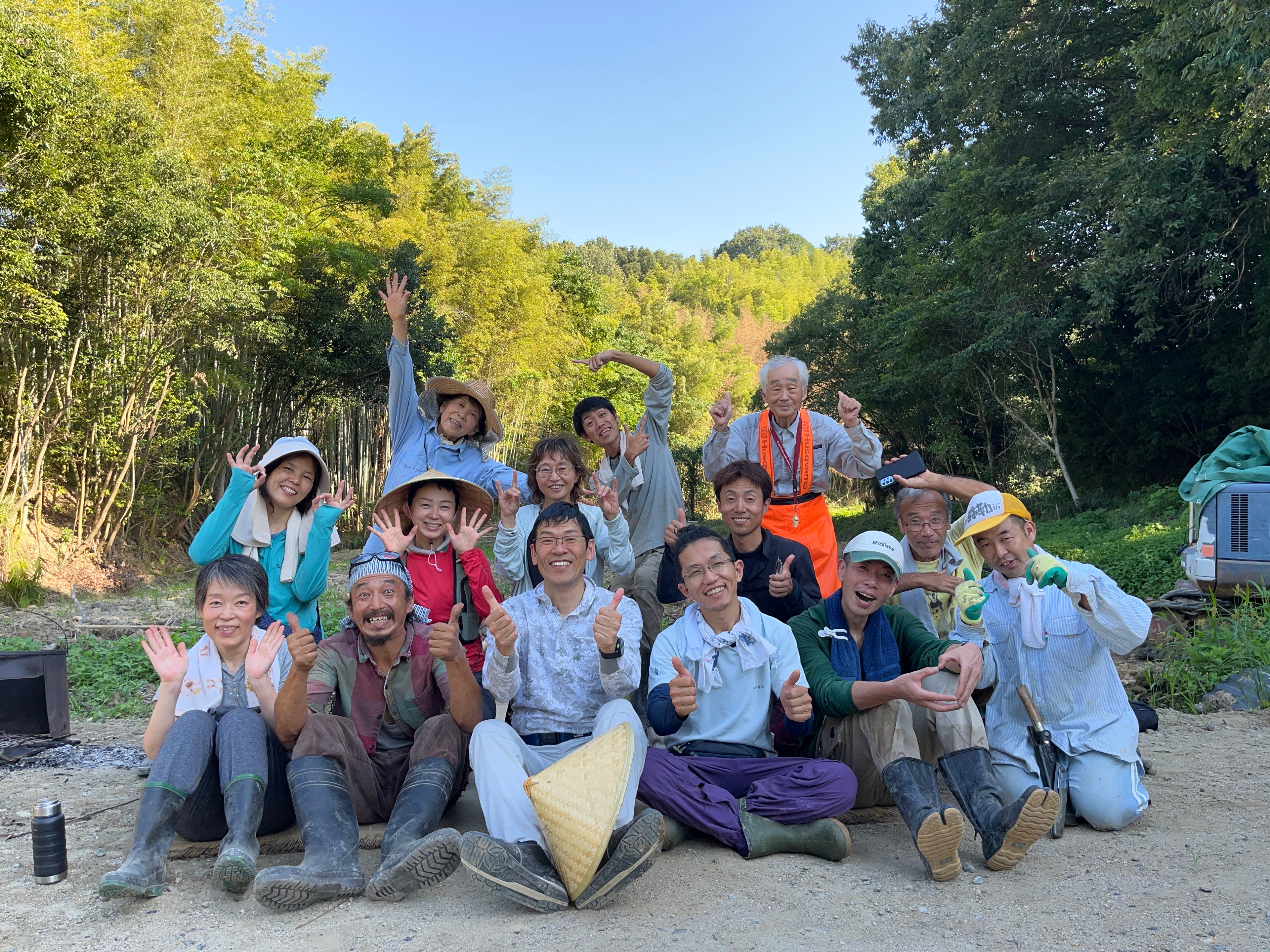 10月16日(木)スコレーパーク大地の再生講座、土留と階段づくり予定