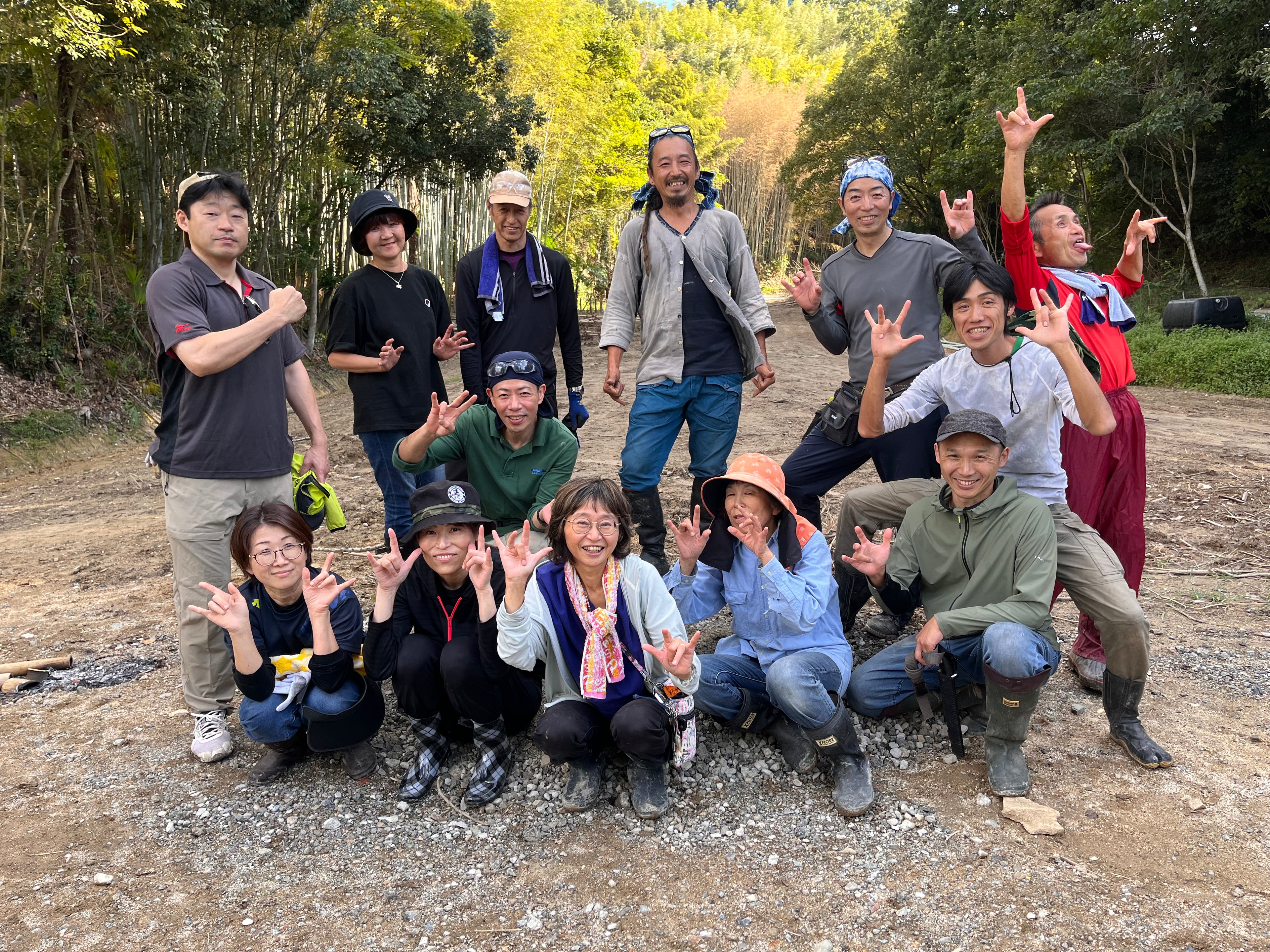 10月16日(木)スコレーパーク大地の再生講座、土留と階段づくり予定