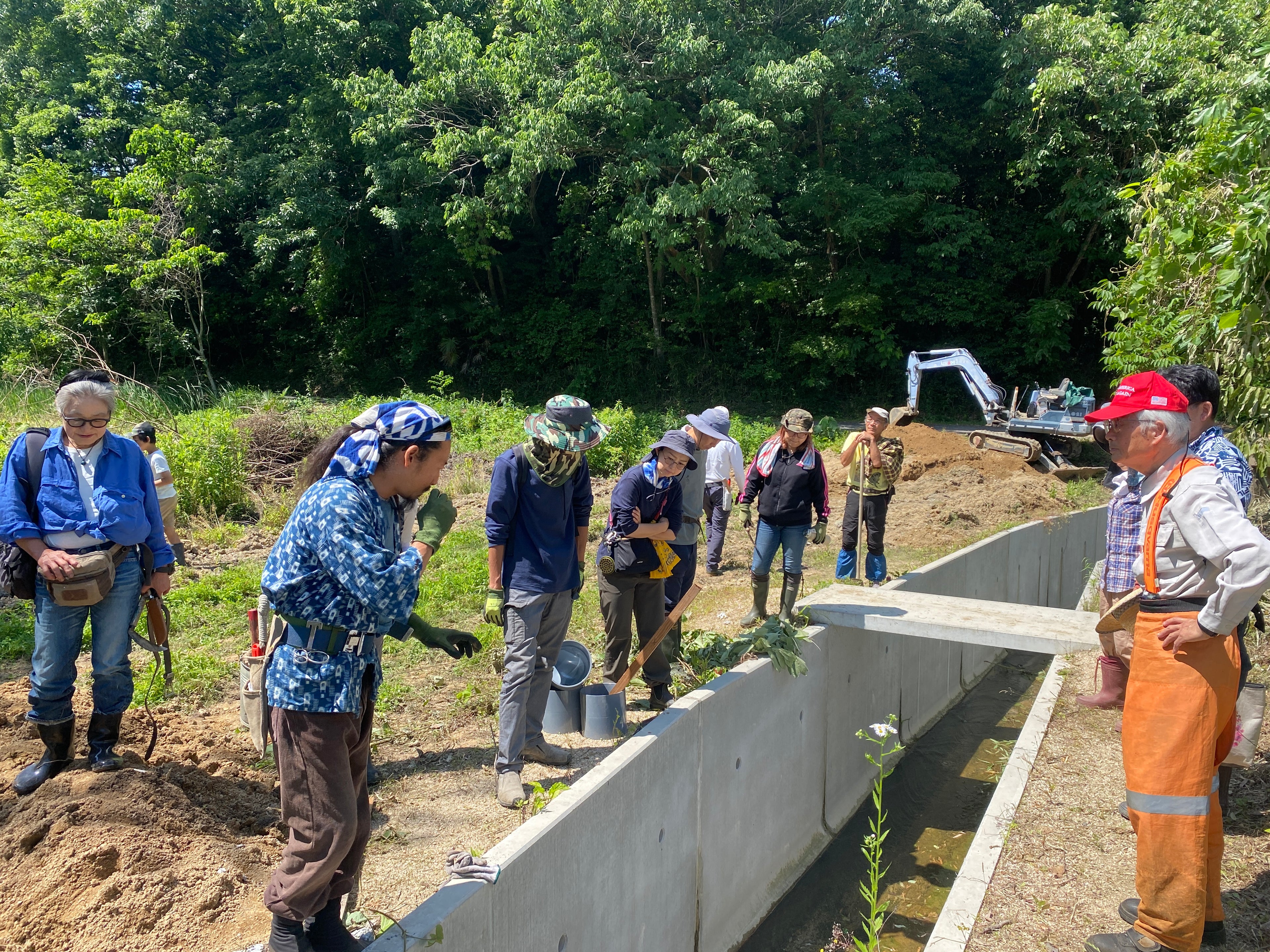 10月16日(木)スコレーパーク大地の再生講座、土留と階段づくり予定