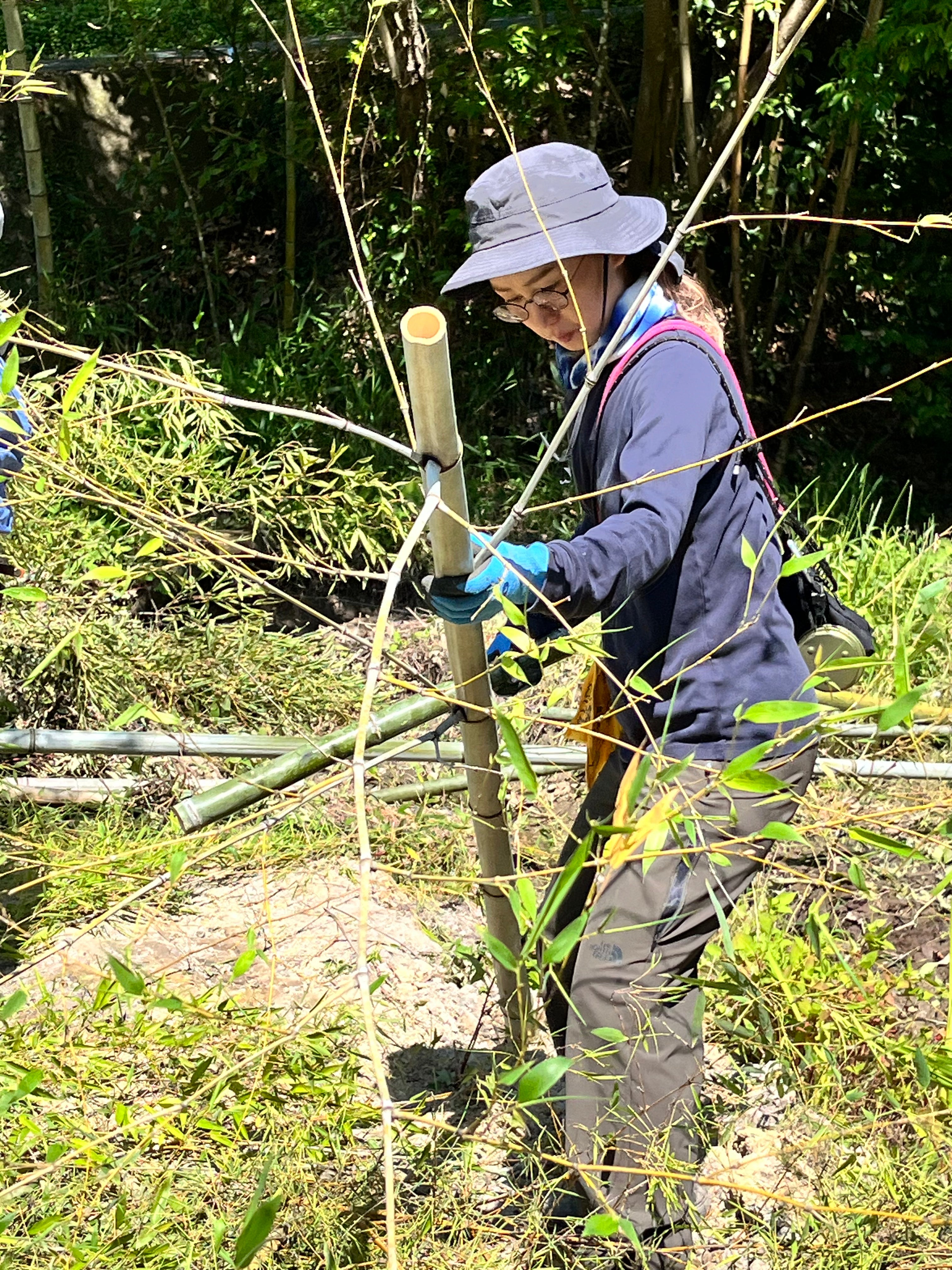 10月16日(木)スコレーパーク大地の再生講座、土留と階段づくり予定