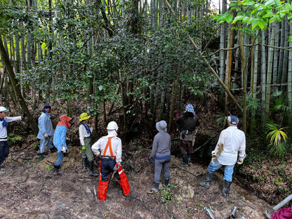 10月16日（木）スコレーパーク大地の再生講座、土留と階段づくり予定